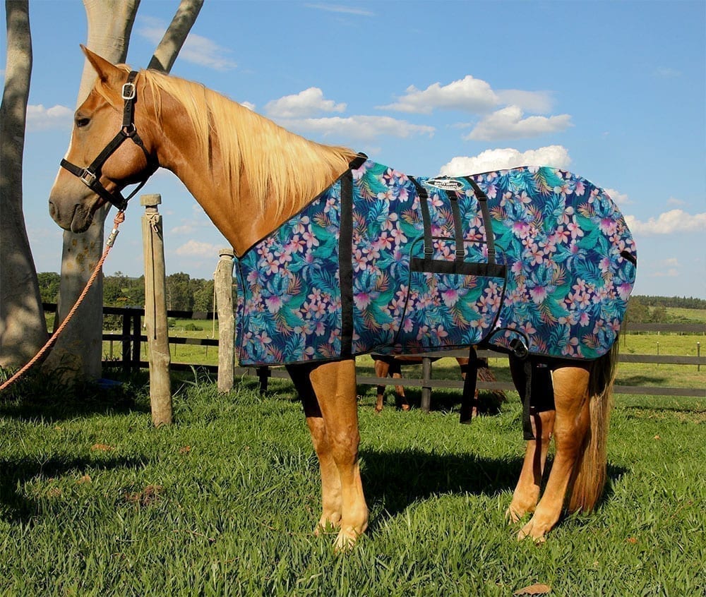 Capa para Cavalo com Barrigueira – Estampada