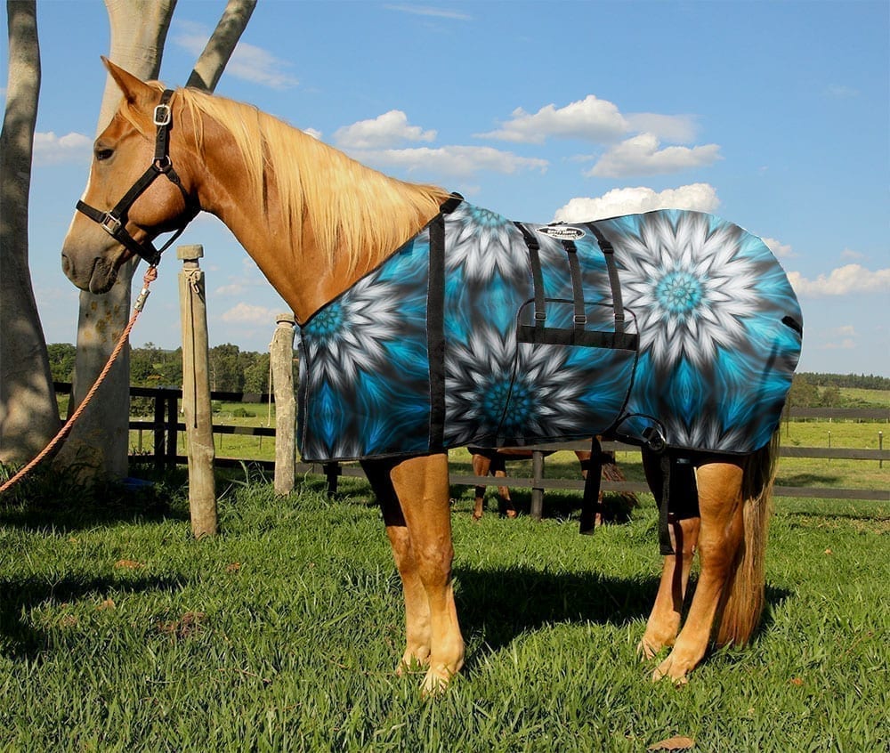 Capa para Cavalo com Barrigueira – Estampada