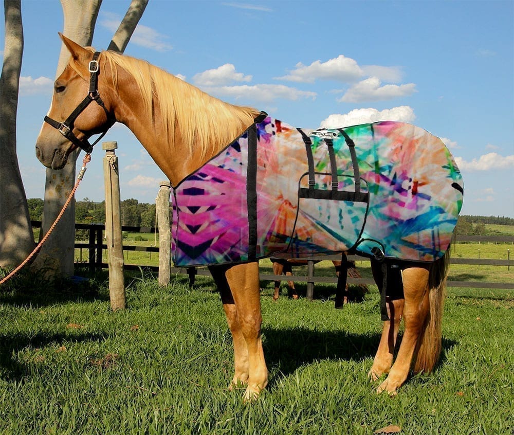 Capa para Cavalo com Barrigueira – Estampada