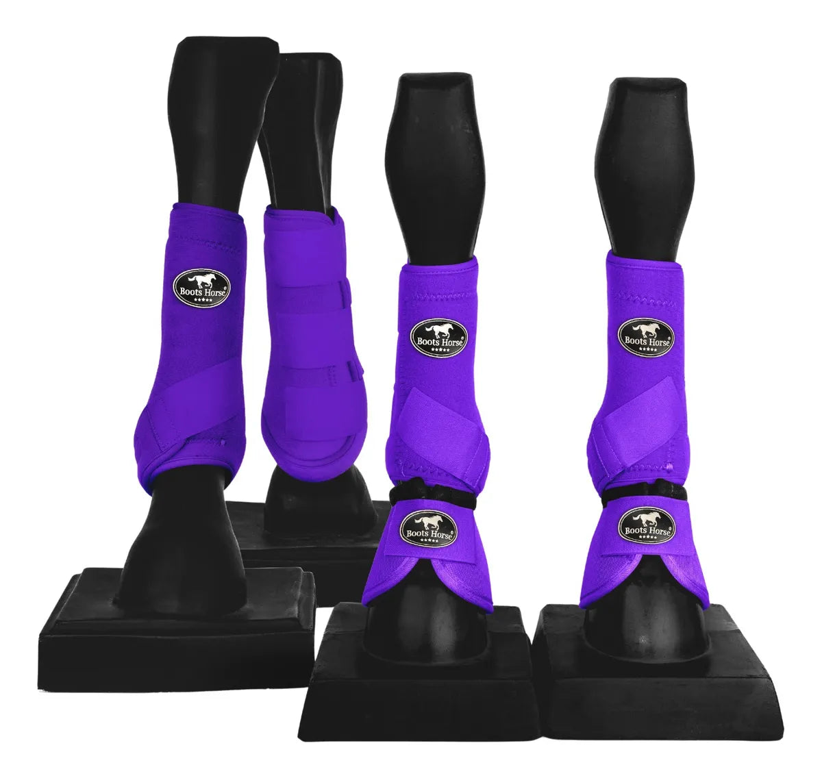 Kit - Caneleiras + Boleteiras + Cloche Para Cavalo