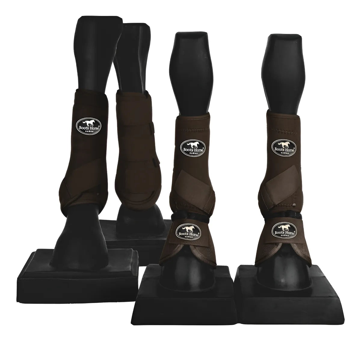Kit - Caneleiras + Boleteiras + Cloche Para Cavalo