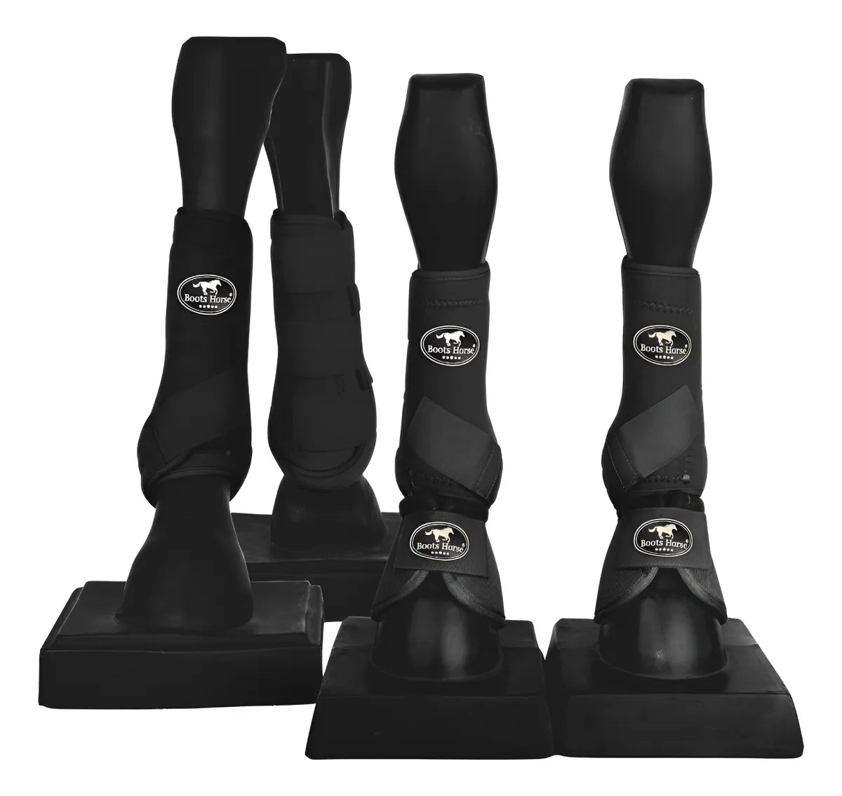 Kit - Caneleiras + Boleteiras + Cloche Para Cavalo