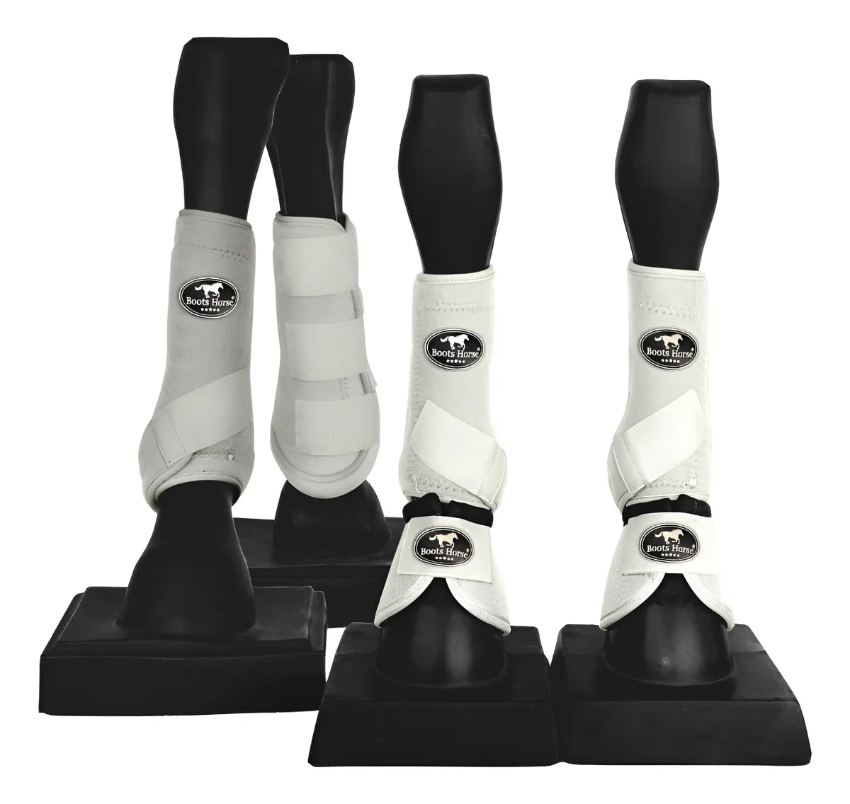 Kit - Caneleiras + Boleteiras + Cloche Para Cavalo