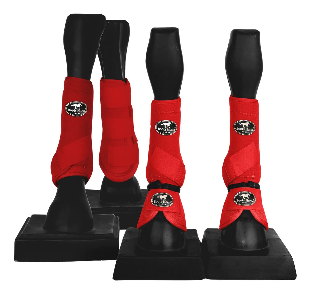 Kit - Caneleiras + Boleteiras + Cloche Para Cavalo