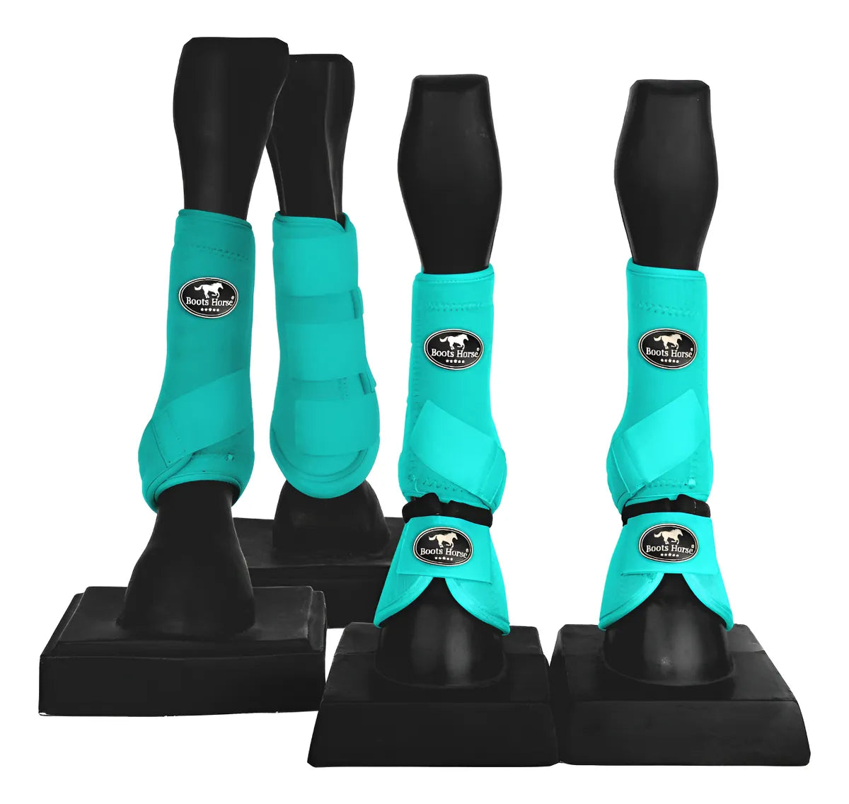 Kit - Caneleiras + Boleteiras + Cloche Para Cavalo
